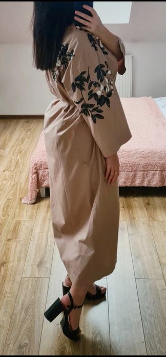 Bawełniana sukienka z cekinami Munthe