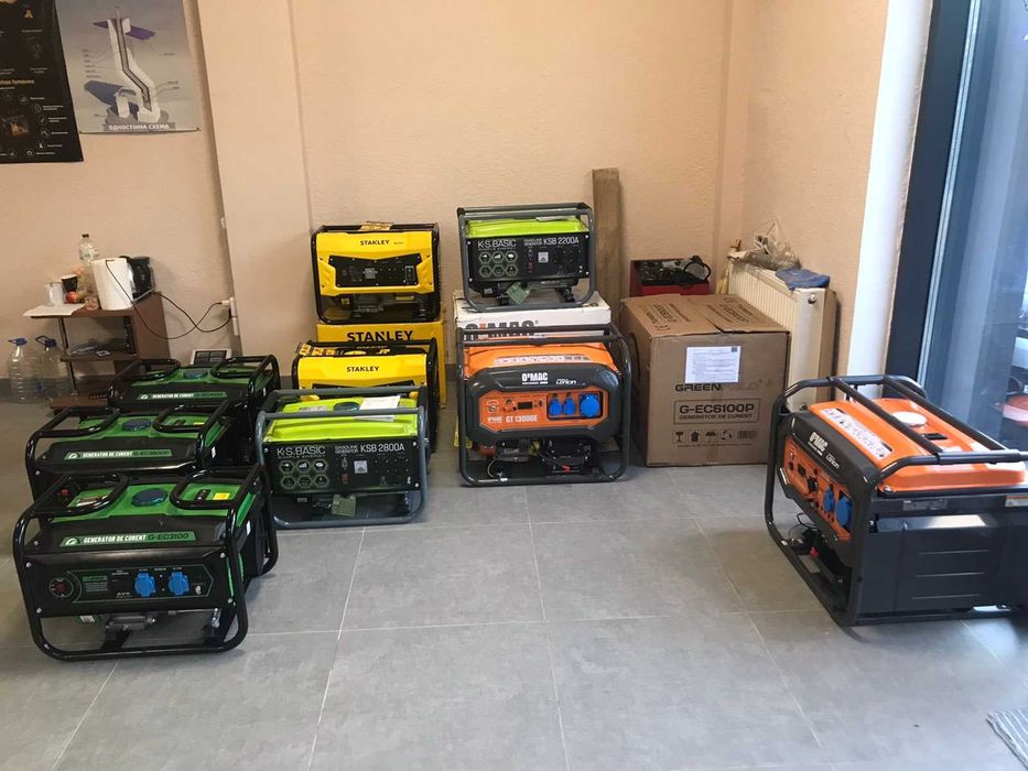 Бензиновий, дизельний, інверторний генератор.  Масло в подарунок