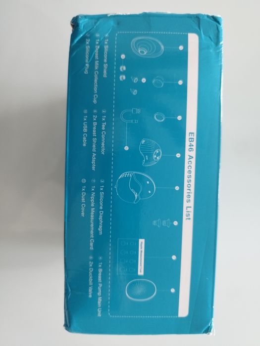 Bomba tira-leite elétrica sem fios (wearable) Dr.Isla, modelo EB46.