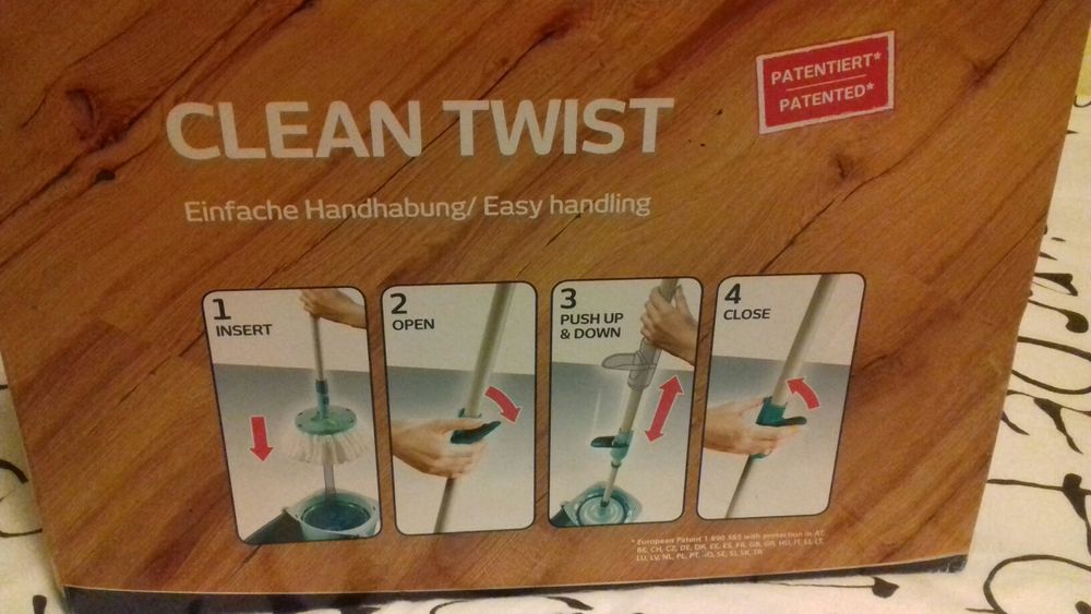 Esfregona + balde Clean Twist Leifheit