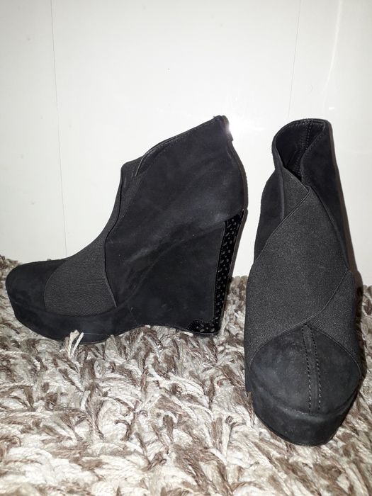 Туфли, полуботинки, ботильоны замшевые