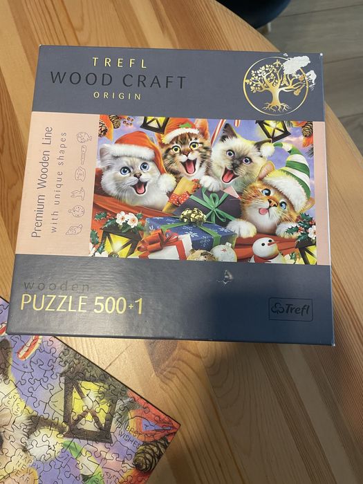 Puzzle drewniane 500 +1 brakuje jednego puzzla