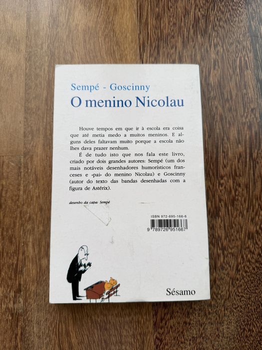 Livro “O Menino Nicolau” de Sempé e Goscinny