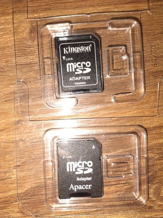 Адаптер Micro SD SD, перехідник для карт пам'яті Apacer, Kingston