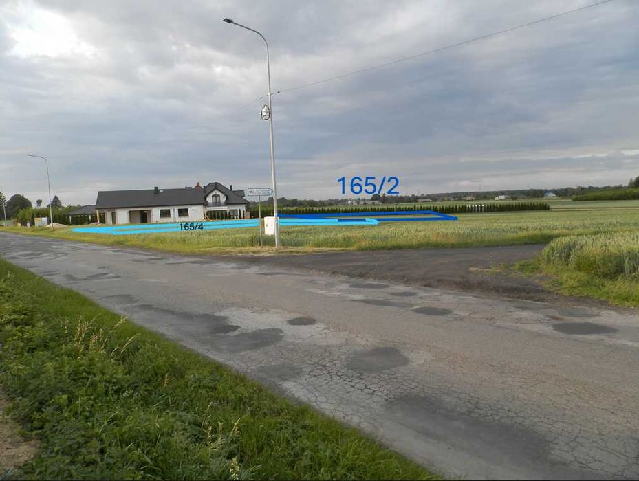 działka budowlana 1000m2 w Łęcznej, osiedle Kol. Trębaczów