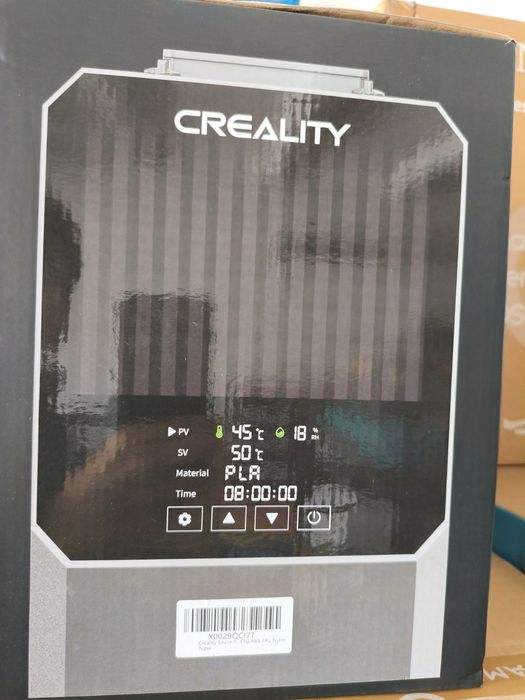 Creality Space Pi Filament Dryer Plus DB-04
Сушарка для філаменту 3D-принтера • 45–70°C • 2 котушки • Нова