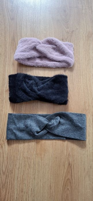 Opaski szerokie 3 sztuki (2x alpaka 1x bawełna)