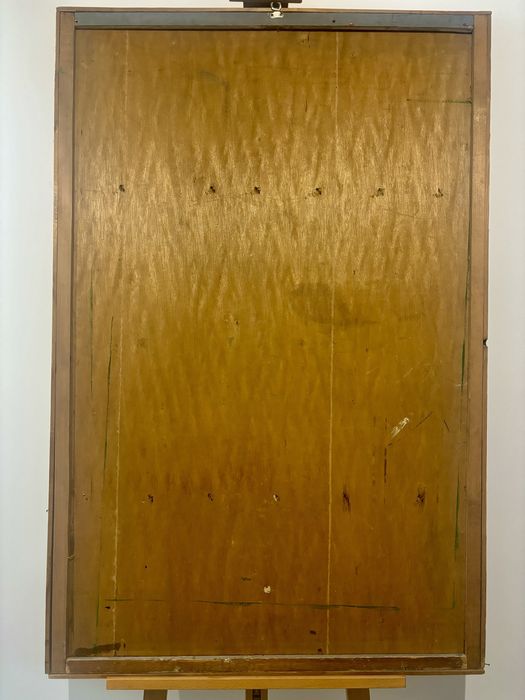 Kompozycja figuralna Obraz Abstrakcyjny Jež 1967 Kubizm Mega Sztuka