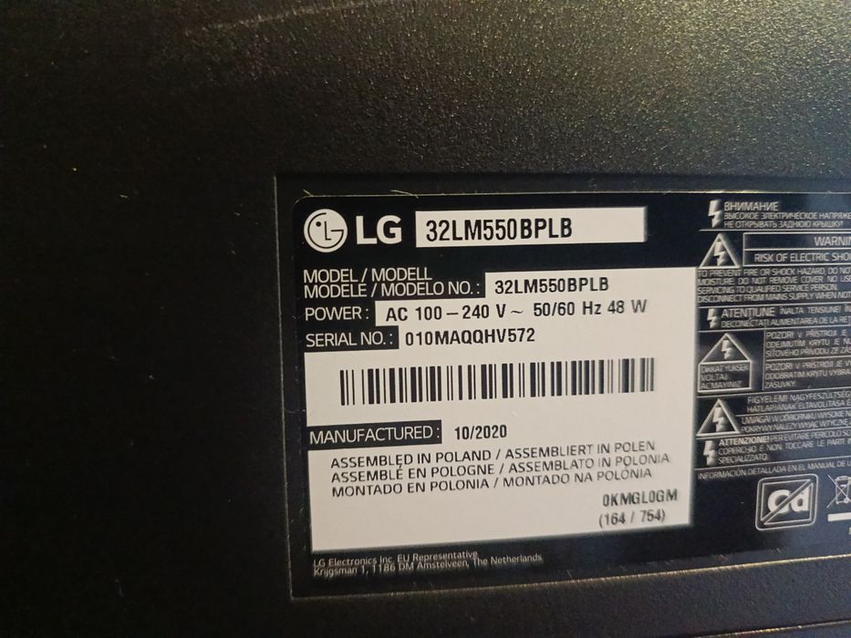 Vendo TV led da lg