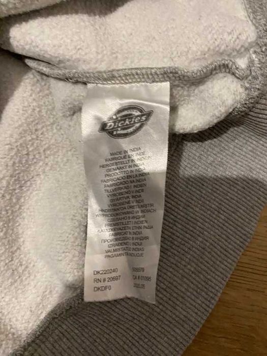 Bluza Dickies sweatshirt grey szara skate oversize cyber minimal logo