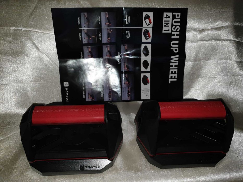 Push Up Wheel para Flexões de Braço