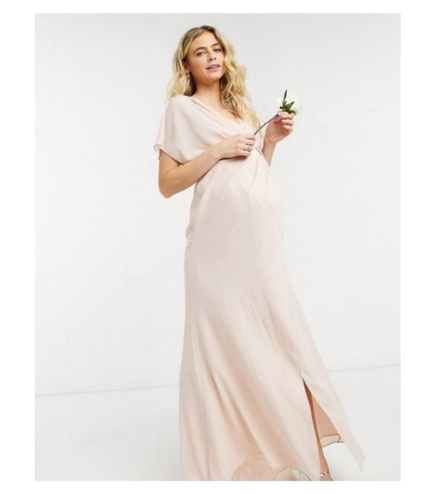 Elegancka suknia sukienka ciążowa wizytowa r. S