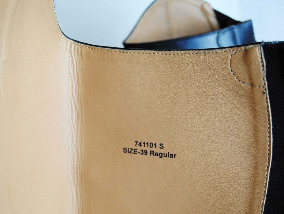 Oficerki jeździeckie skóra naturalna rozmiar 39 regular