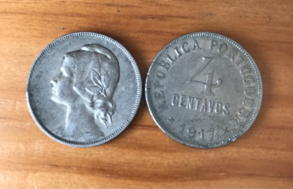 Moedas antigas (centavos/escudo)