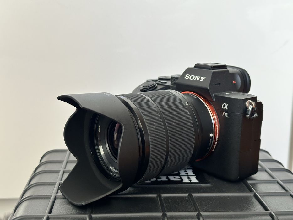 Sony A7 III + obiektyw 28-70 + filtr CPL + Hard case 60k zdjęć