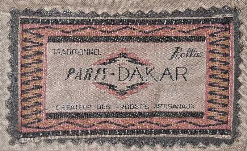 Винтажная кожаная куртка Ралли Париж - Дакар