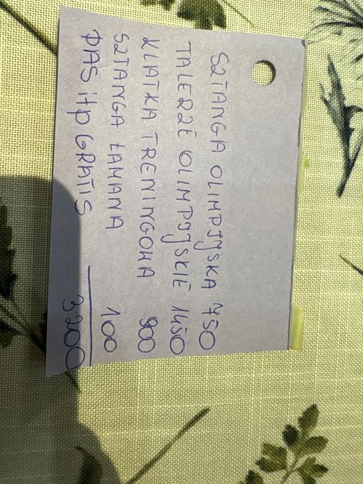 Sprzęt na siłownię