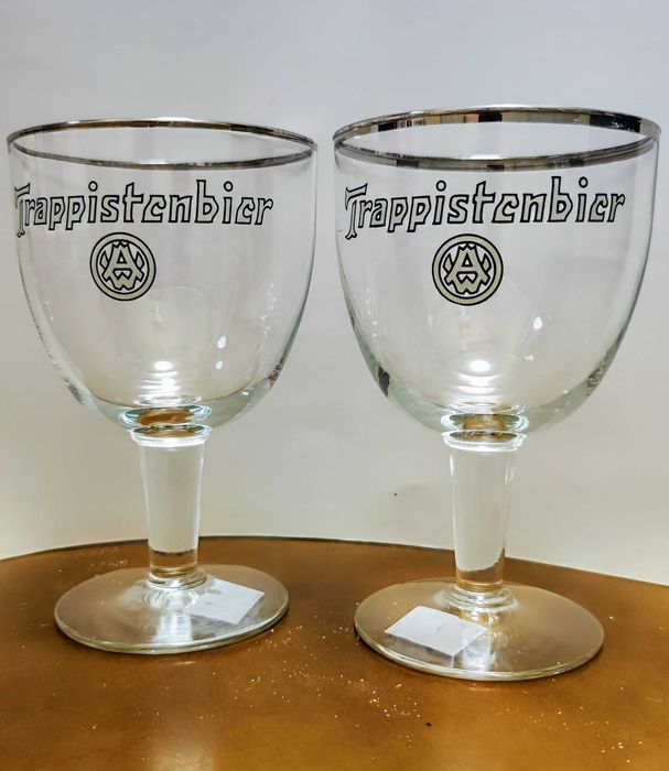 Бокал пивной кубок траппистского пива AW Westmalle Trappistenbier
