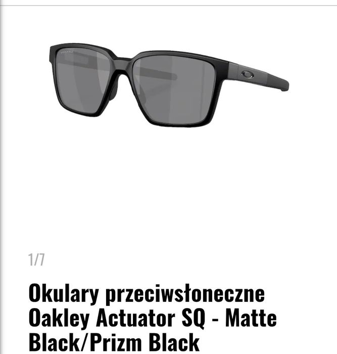 Okulary przeciwstoneczne Oakley Actuator SQ- Matte Black/Prizm Black