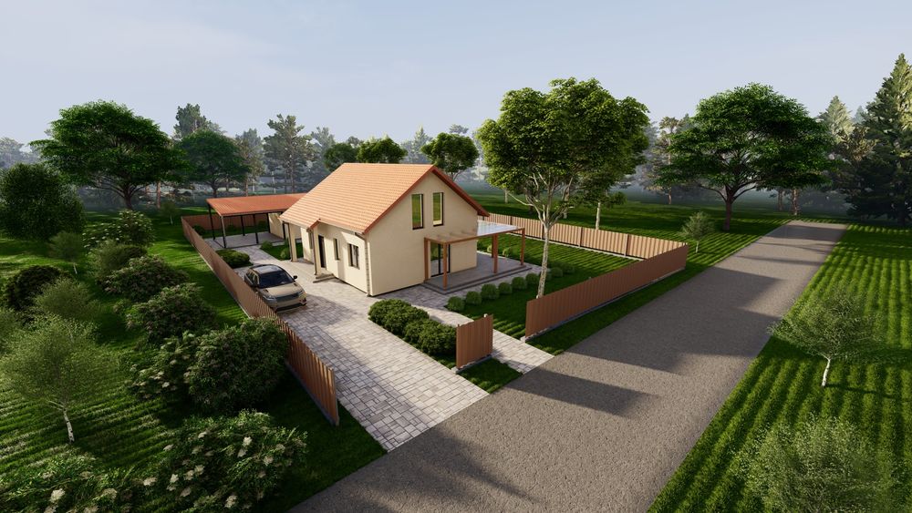 Продаж преміум-будинку біля Львова | Ременів | 3 спальні | 10 соток