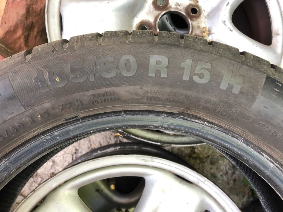 Шини CONTINENTAL 165/60 R15, ContiEcoContact 5, літня резина