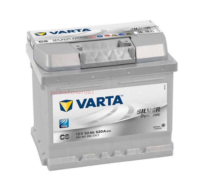 Akumulator VARTA SILVER 52Ah 520A C6 ul. Łokietka 2G/1