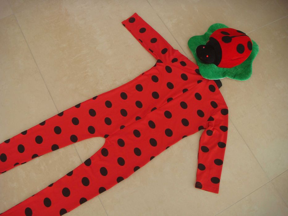 strój przebranie biedronka roz. 122