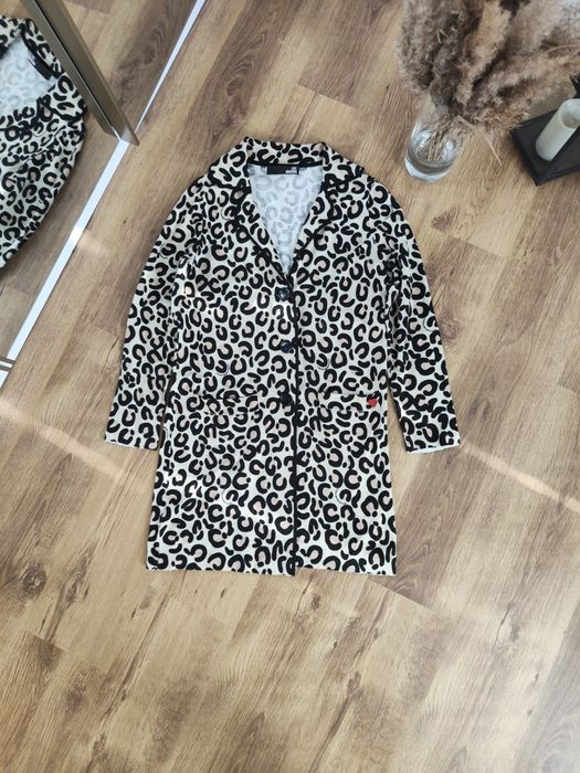 Sweter kardigan bawełniany Love Moschino