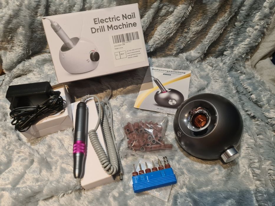 Frezarka do paznokci AZ GOGO JW-500  Zestaw