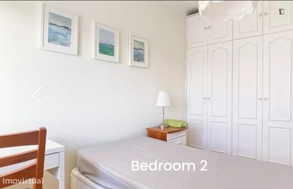 Quarto - localizado em Lumiar Lisbon