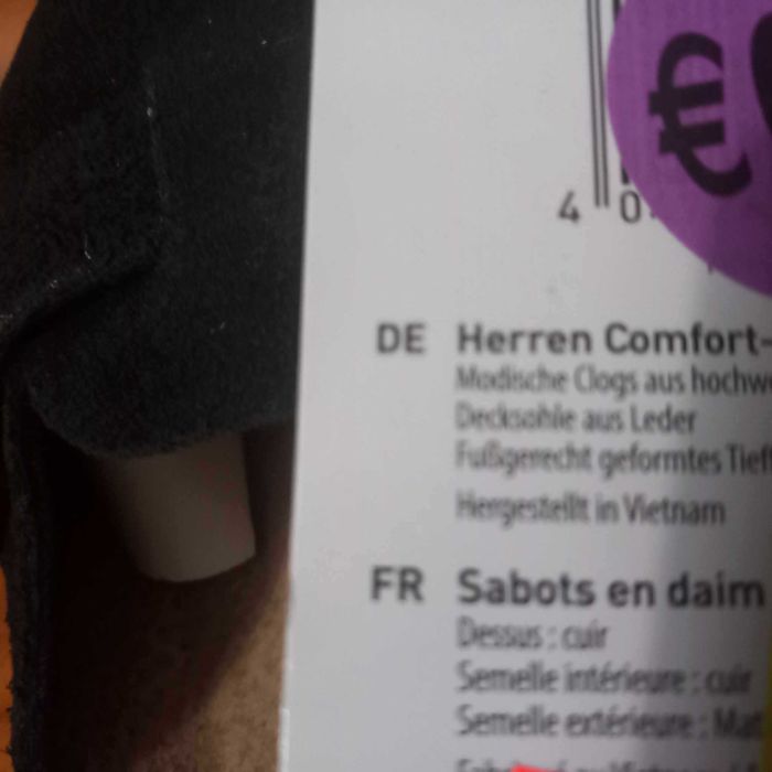 Chinelos de couro Azul Nº43