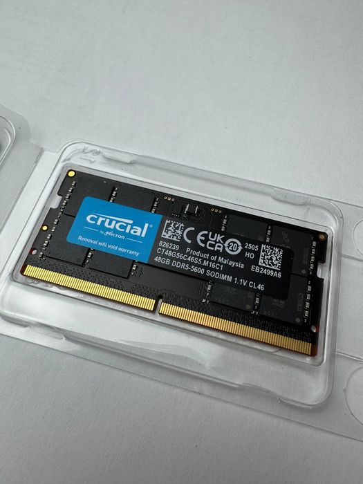 Оперативна пам'ять Crucial DDR5 SO-DIMM 48GB 5600MHz CL46