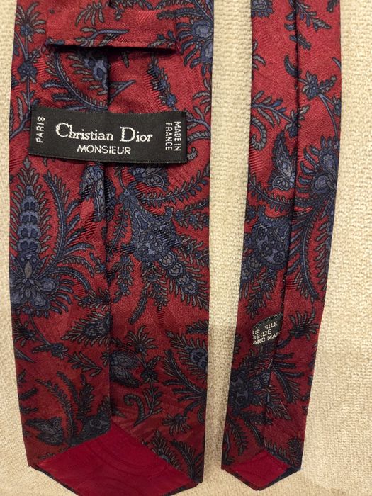 Gravatas Christian Dior Monsieur – 100% Seda – Made in France – Handmade
