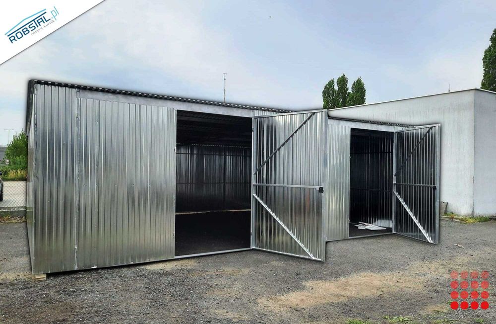 Nowoczesny Garaż Blaszany 8x6m OCYNK – Trwałość na Lata!
