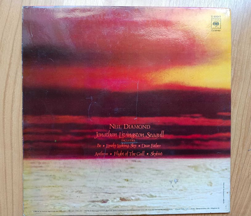 Neil Diamond - Jonathan Livingston Seagull (disco vinil)