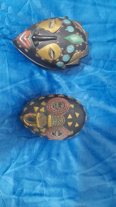 Caixas/cinzeiro estilo africano