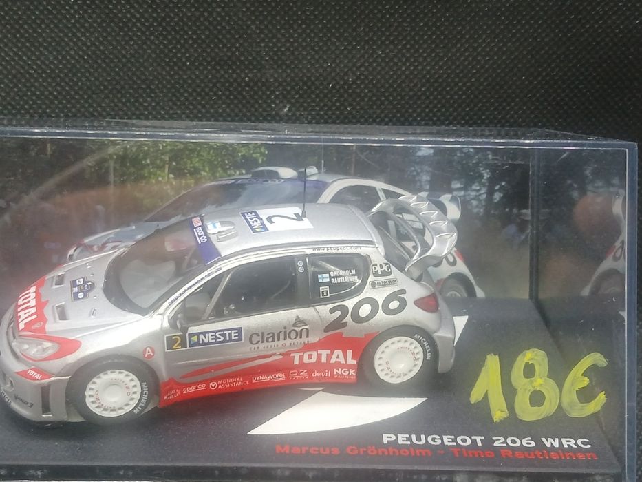 Miniaturas  1:43 Peugeot 206 8 modelos diferentes