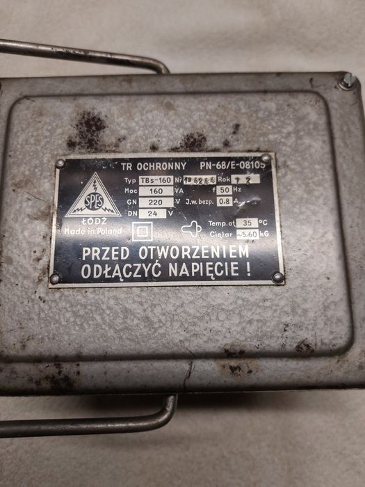Transformator ochronny TBs-160 24v
