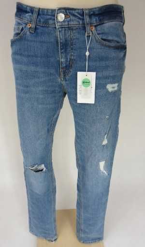 Spodnie JEANS jeansy proste przecierane M SLIM DESTROY Cubus MEN 29/32