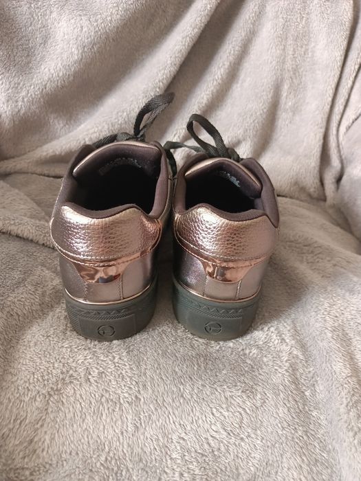 Tamaris sneakersy/półbuty skórzane r.39