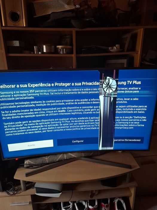 Tv samsung 55 polegadas com avaria