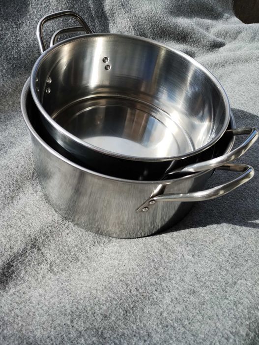 Каструлі з нержавіючої сталі / нержавійки