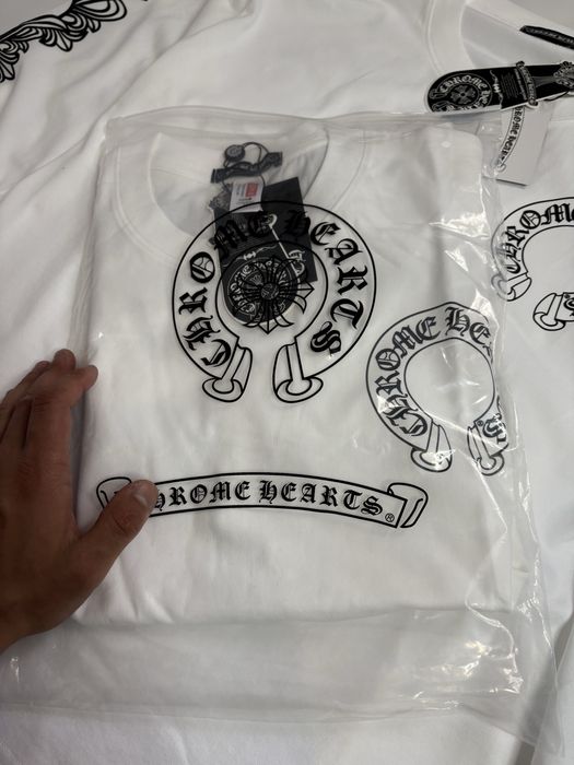 Лонгслів хром хартс /chrome hearts ( чорна і біла )