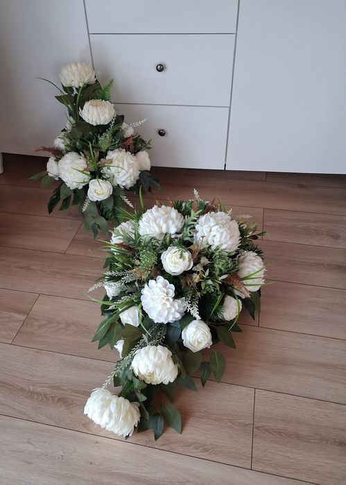 Kompozycja wiązanka komplet na cmentarz