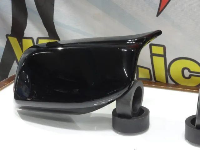 Capas, carcaça de espelhos M4 look em preto brilhante BMW Serie 5 E60, E61, Serie 6 E63, E64
