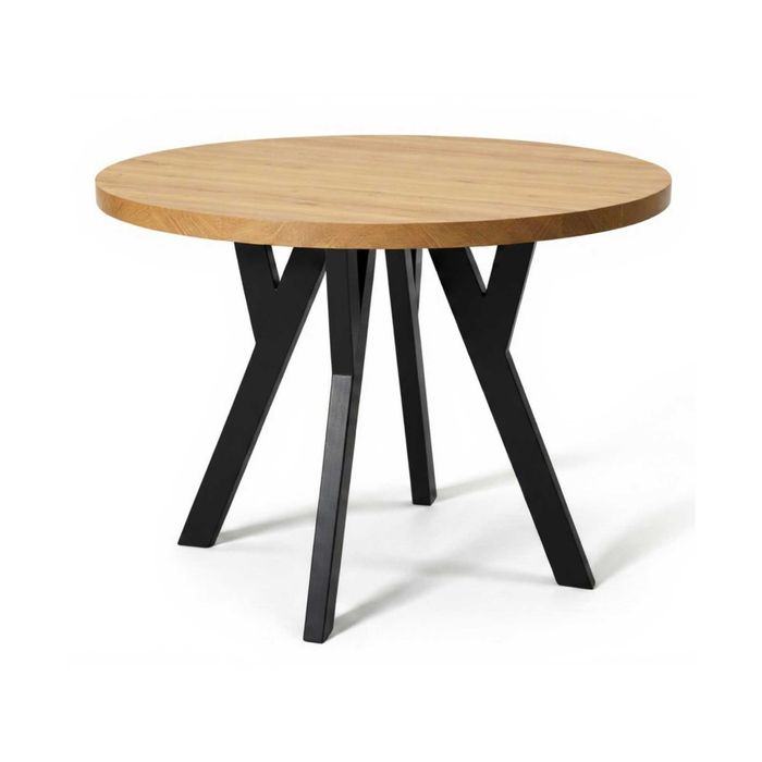 Stół okrągły rozkładany 120/220 cm, noga Y, nogi do wyboru, do salonu jadalni kuchni DUŻY STÓŁ!