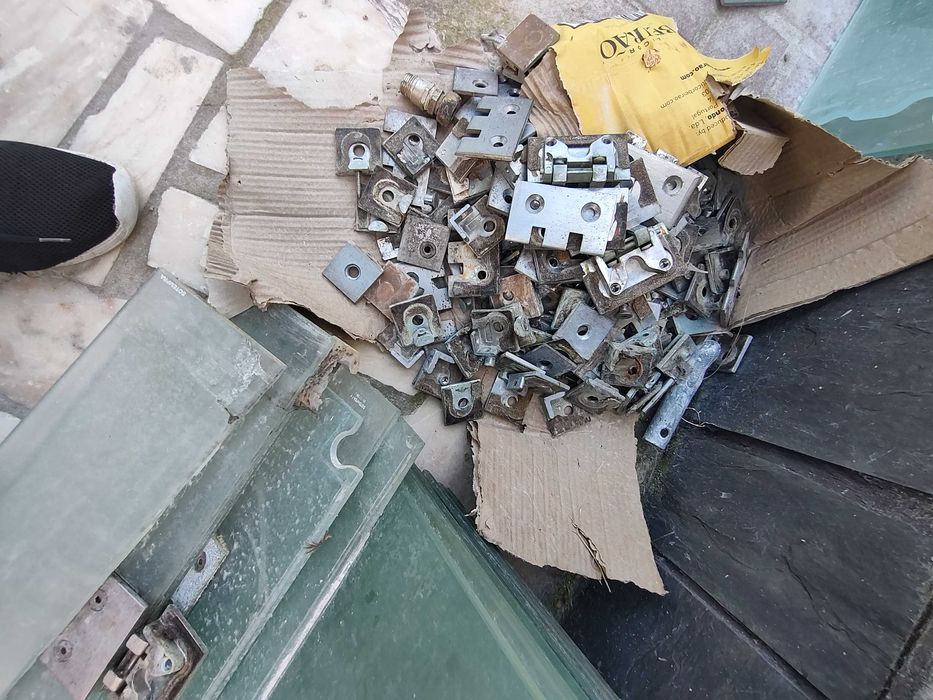 Vidro fosco temperado laminado várias medidas de cabines de duche