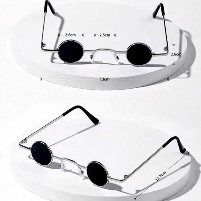 Okulary punk rock vintage steampunk retro Nowe