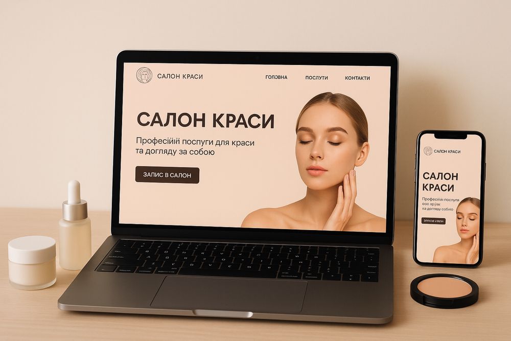 Професійний сайт для бізнесу під ключ або лендинг