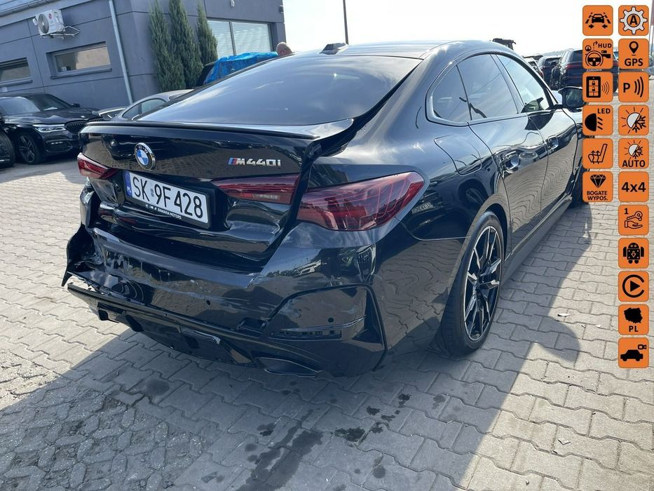 BMW Seria 4 Msport_Salon PL_ Xdrive Pamięć Skóra Kamery360_  392KM